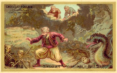 Szindbádot élve dobják a halottak gödrébe alkotó: French School